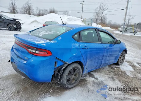2016 Dodge Dart Se z USA, uszkodzony, nr VIN 1C3CDFAA7GD530369